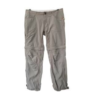 Mountain Hardware Green Nylon Hiking Convertible Pants Shorts Size 8